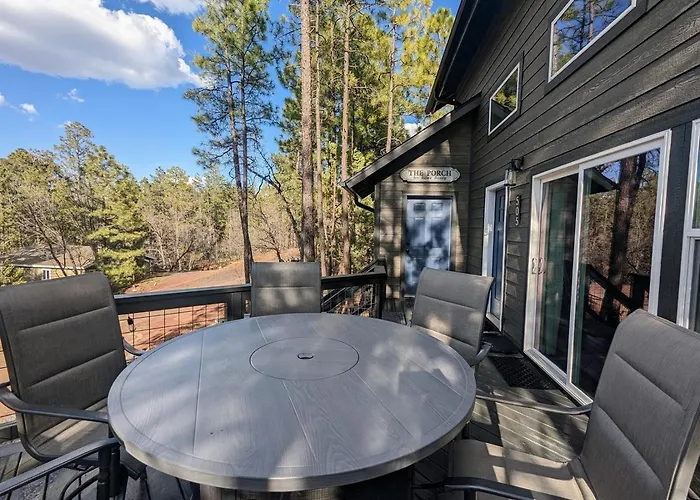 Getaway W Sunset Deck & Fire Pit Table Holiday home Pinetop-Lakeside